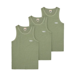 HMP ESSENTIALS TANK TOP [3PK] [OLIVE]
