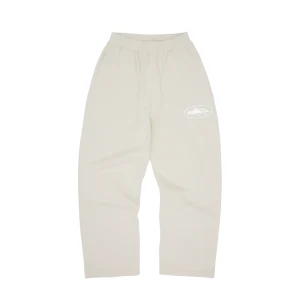 ISLAND PUFF PRINT OPEN HEM SWEATPANT [OFF WHITE]