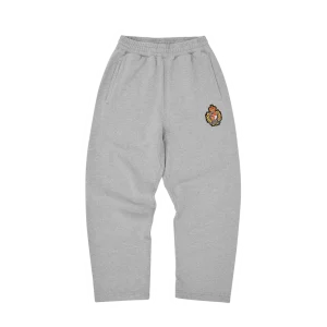 ROYALE CREST OPEN HEM SWEATPANT [HEATHER GREY]