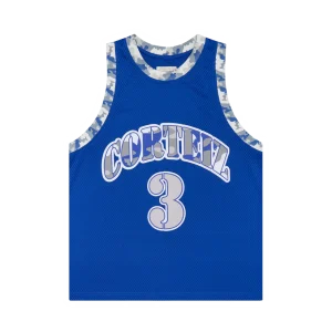 STENCIL CAMO BBALL JERSEY [ROYAL BLUE]