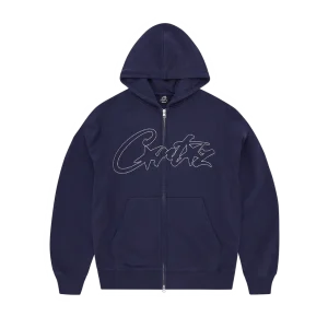 THICK STITCH ALLSTARZ ZIP HOODIE [NAVY]